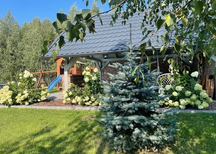 Pogodna Zagroda-dom Na Kaszubach & Strefa 別荘 Sikorzyno